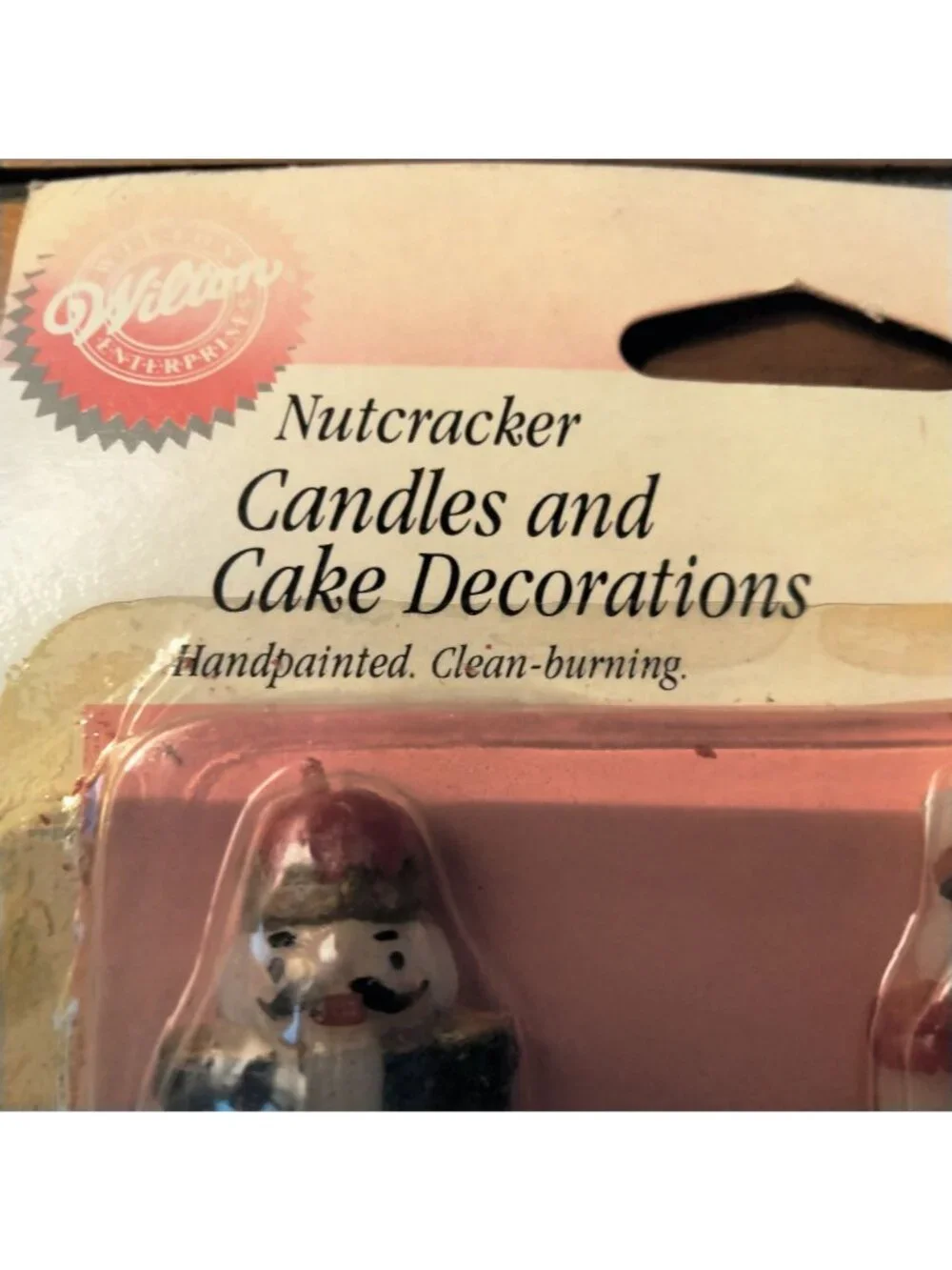 Wilton Nutcracker Handpainted Candle Cake Decorations Christmas 1994 Vintage 4